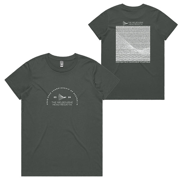 The Melbourne Head Tee Women - Charcoal