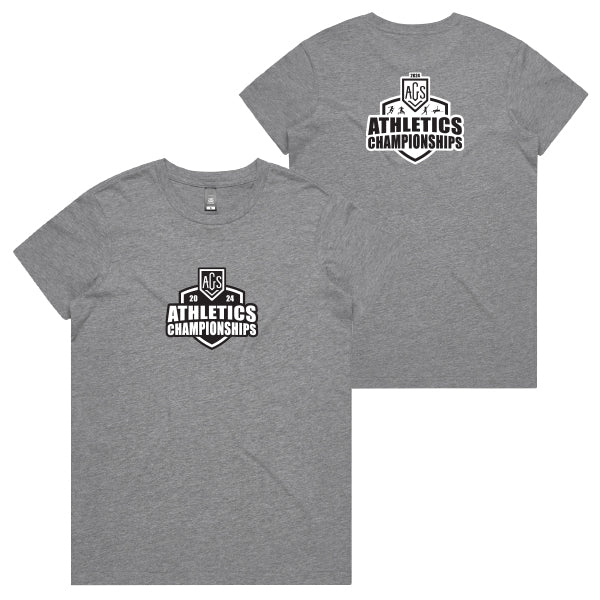 AGSV Athletics Championships Tee Women - Grey Marle