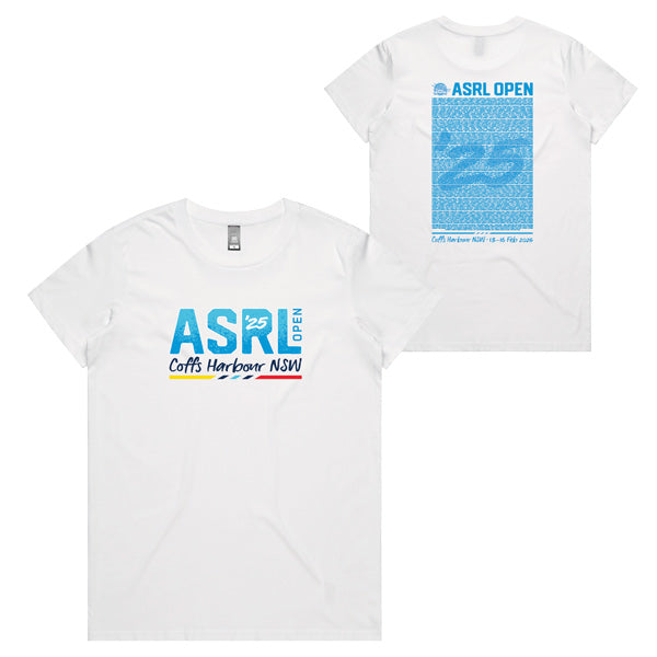 ASRL Open 2025 Tee Women - White