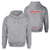 Belcoma Netball Club Hoodie Custom Name - Grey Marle