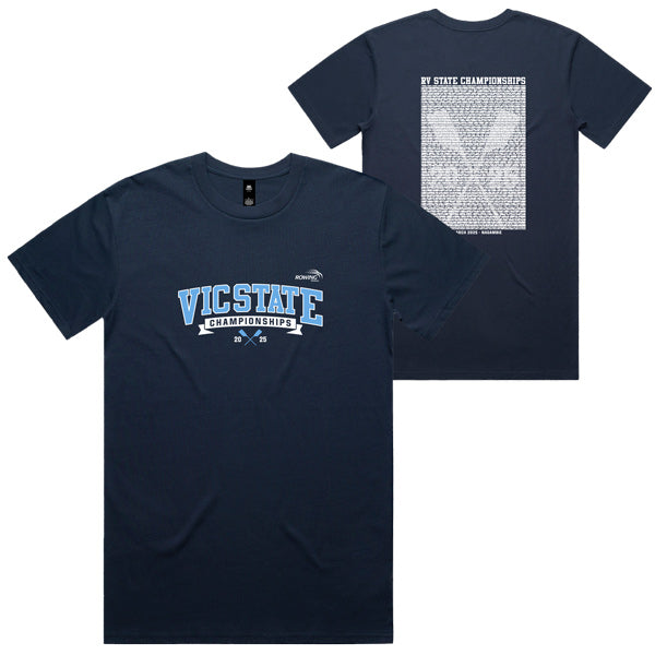 2025 RV State Championships Tee Men - Midnight Blue