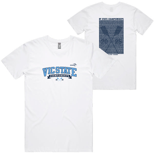 2025 RV State Championships Tee Men - White