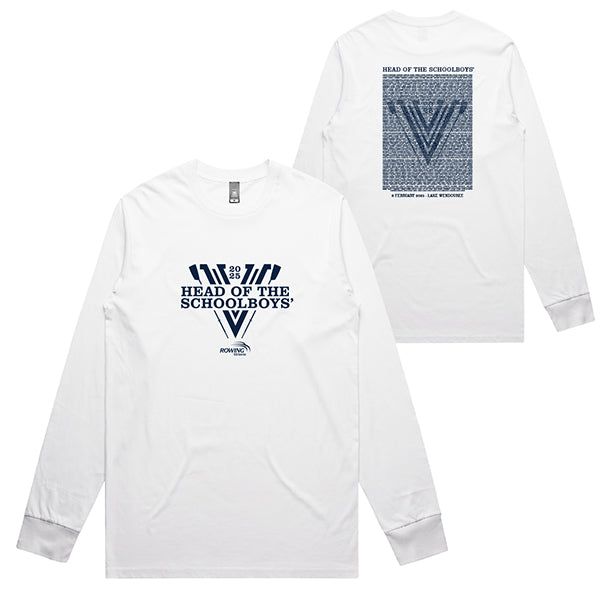 2025 VIC Head of the Schoolboys Regatta Long Sleeve Tee Men