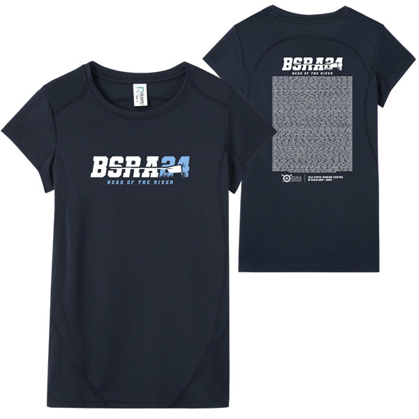 BSRA Head of the River Performance Tee - Navy