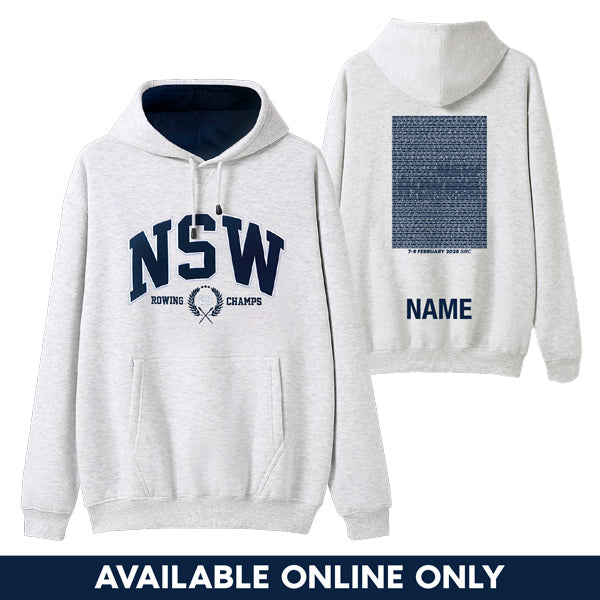 2025 NSW Rowing Championships Limited Edition Hoodie - Custom Name Optional