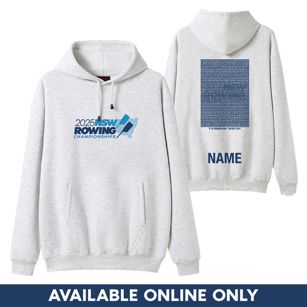 2025 NSW Rowing Championships Hoodie with Custom Name