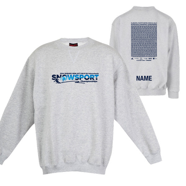 SUBARU Northern NSW & QLD Regional ISSC Crew Neck Unisex with CUSTOM NAME