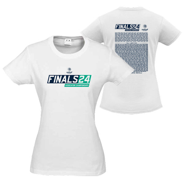 NV Association Finals Womens Tee - White